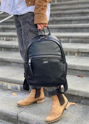 Стильный рюкзак женский школьный городской мини маленький как david jones3 фото