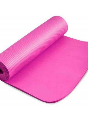 Килимок для йоги та фітнесу power system ps-4017 fitness-yoga mat pink3 фото