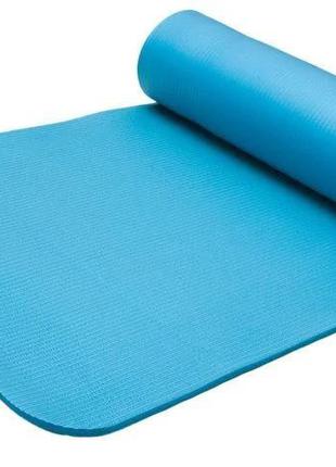 Килимок для йоги та фітнесу power system ps-4017 fitness-yoga mat blue3 фото