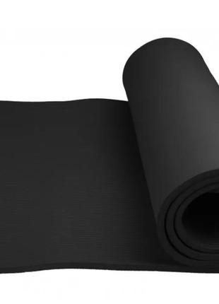 Килимок для йоги та фітнесу power system ps-4017 fitness-yoga mat black2 фото