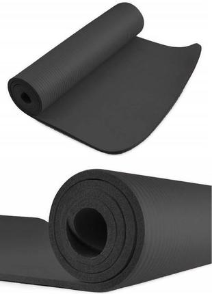 Килимок для йоги та фітнесу power system ps-4017 fitness-yoga mat black3 фото