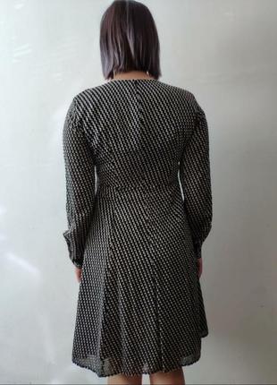 Сукня міді срібляста святкове плаття2 фото
