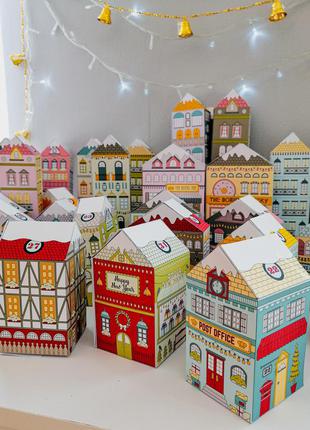 Адвент календарь на 31 день "рождественский город"