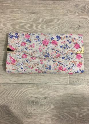 Клатч сумка accessorize с цветами