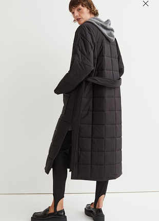 Трендове стьобане пальто оверсайз