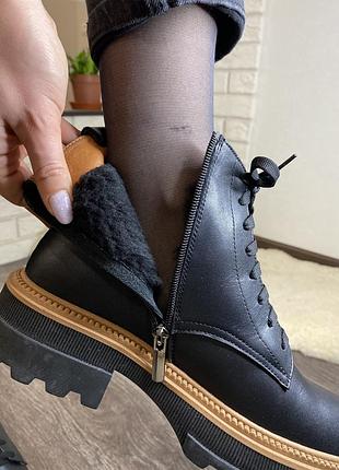 Кожаные ботинки 7