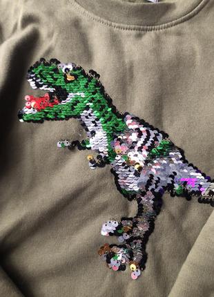 Свитшот кофта с пайетками 3