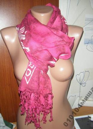 Яркий шарф- палантин для стильных женщин, 160 см х 56 см