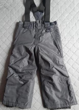 Термо штаны полукомбинезон комбинезон  зимний утепленный  непромокаемый  лыжный lupilu дождевик1 фото