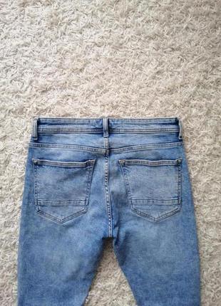 Шикарные рваные мужские джинсы скинни burton 32 в прекрасном состоянии5 фото