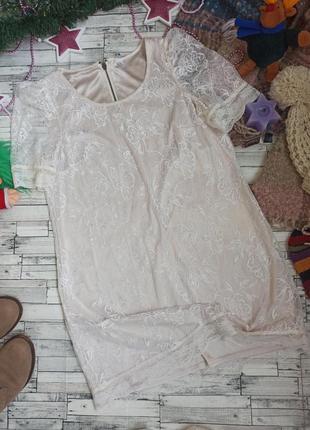 Вечернее кружевное блестящее платье кружево h&m1 фото