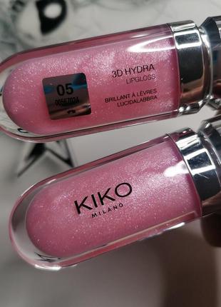 3d hydra lipgloss kiko milano блеск кикко блеск кико