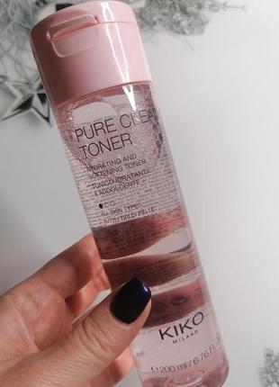 Pure clean toner kiko milano тонер тоник кико кіко1 фото