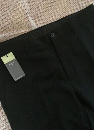 Базові чорні, завужені брюки marks&spencer5 фото