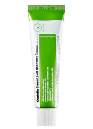 Відновлюючий крем з екстрактом центели азіатської purito centella green level recovery cream1 фото