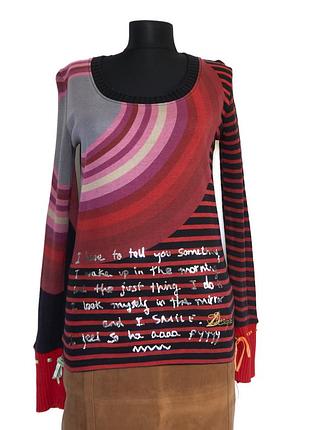 Жіночий трикотажний топ desigual з довгим рукавом