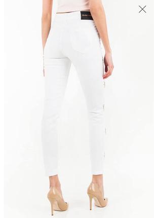 Guess marciano новые белый джинсы с высокой посадкой