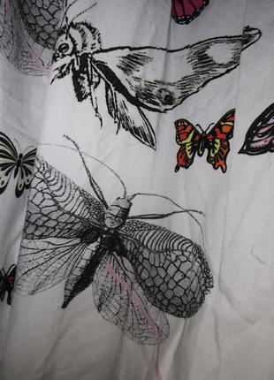 Рубашка в принт мотыльки бабочки насекомые gresham blake мужская4 фото