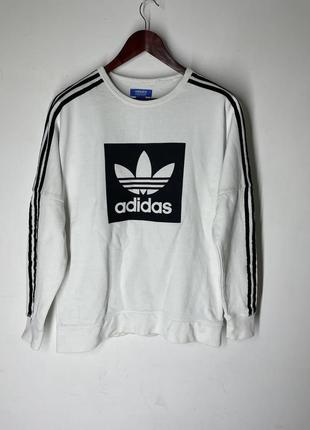 Оригінальний світшот adidas original sweatshirt with large box logo розмір s (46)