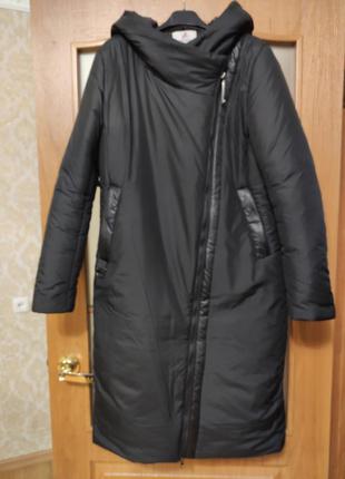 Пальто зимове з капюшоном, р. 501 фото