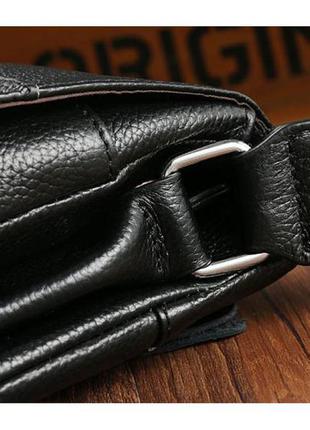Сумка через плечо мужская кожаная сумка планшет на плечо месенджер8 фото