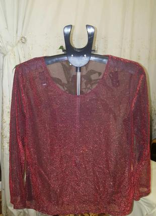 Прозора блузка р. 38-40 your 6 sense