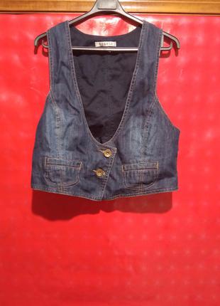 Жилетка george джинсова