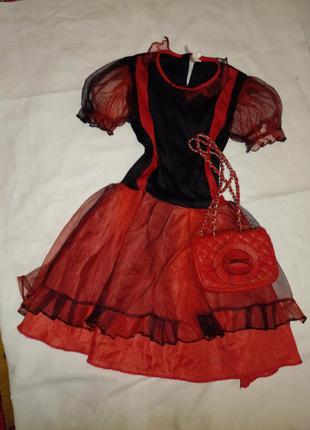 Платье пышное карнавальное на 11-12лет2 фото