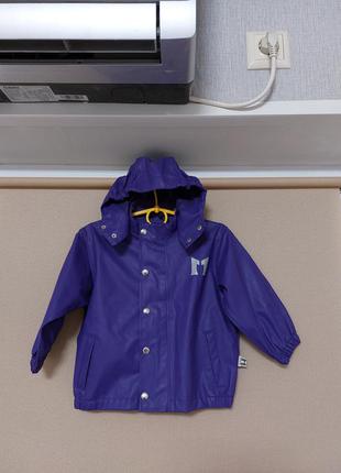 Куртка - дождевик грязепруф mikk-line, на 1-1,5 года. размер 801 фото