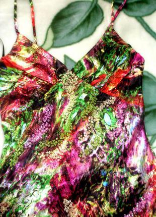 Вечернее платье в пол расшитое хрусталем сваровски состояние нового5 фото