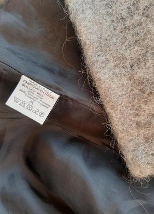 Демисезонное итальянское шерстяное пальто, деми пальто шерсть, кардиган3 фото