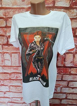 Футболка black widow marvel