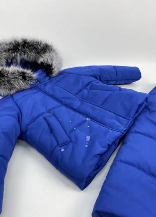 Зимовий комплект синій куртка та штани до -30 морозу2 фото