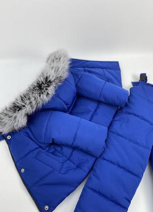 Зимовий комплект синій куртка та штани до -30 морозу6 фото