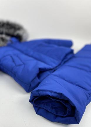 Зимовий комплект синій куртка та штани до -30 морозу10 фото