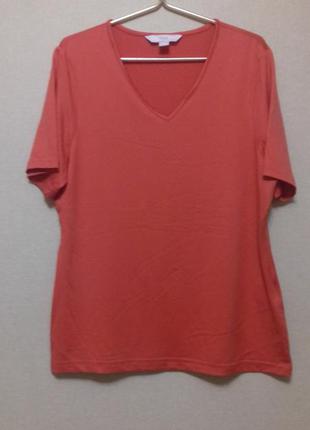 Спортивная футболка tcm р.38-40 , цвет оранжево-коралловый