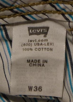 Достойные клетчатые х/б фирменные шорты levi’s & co 36 w6 фото