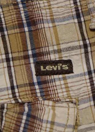 Достойные клетчатые х/б фирменные шорты levi’s & co 36 w9 фото