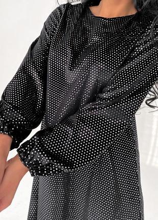 Платье
кань- паетка
цвет- черный, серый4 фото