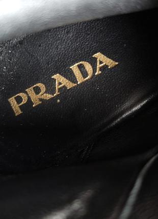 Prada высокие замшевые сапоги8 фото