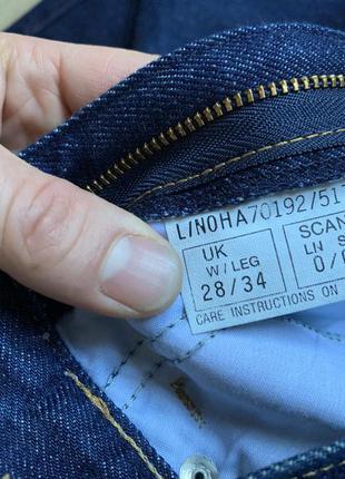 Мужские винтажные зауженые джинсы с высокой посадкой lee cooper england7 фото
