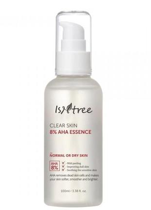 Обновляющая эссенция с ана-кислотами isntree clear skin 8% aha essence3 фото