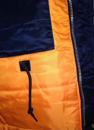 Куртка alpha industries аляска slim fit n-3b parka темно-синяя 3хl4 фото