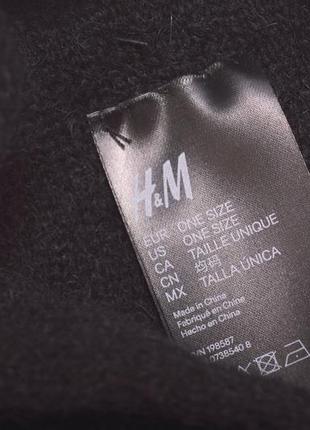 Вязаная повязка на голову из мягкого мохера с запахом спереди, one size, h&m4 фото