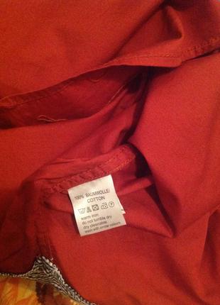 Натуральная рубашка с локтями бренда jean carriere, р. 50-527 фото