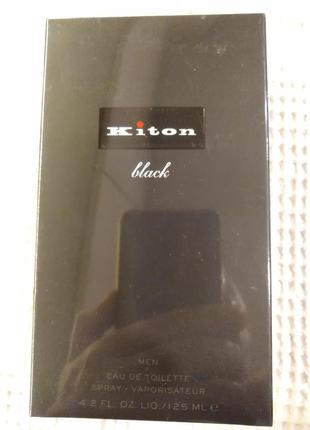 Kiton black for men туалетна вода 125 мл kiton