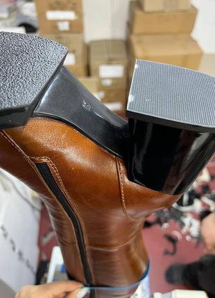 Ексклюзивні чоботи з натуральної італійської шкіри8 фото