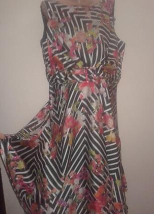 Большой размер евро 48  новое платье nightingales