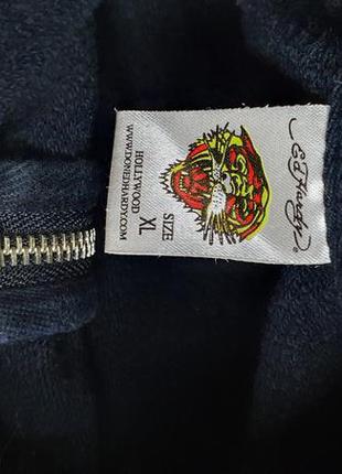 Винтажный зип худи ed hardy6 фото