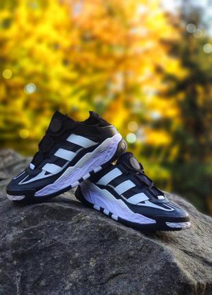 Adidas niteboll black white❤️36рр-45рр❤️демисезонные кроссовки адидас2 фото